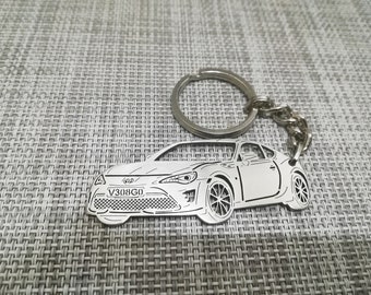 GR86 2017custom Keychain Personalized Keyring Stainless Steel