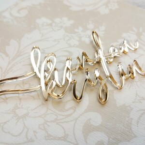 Custom wedding place cards