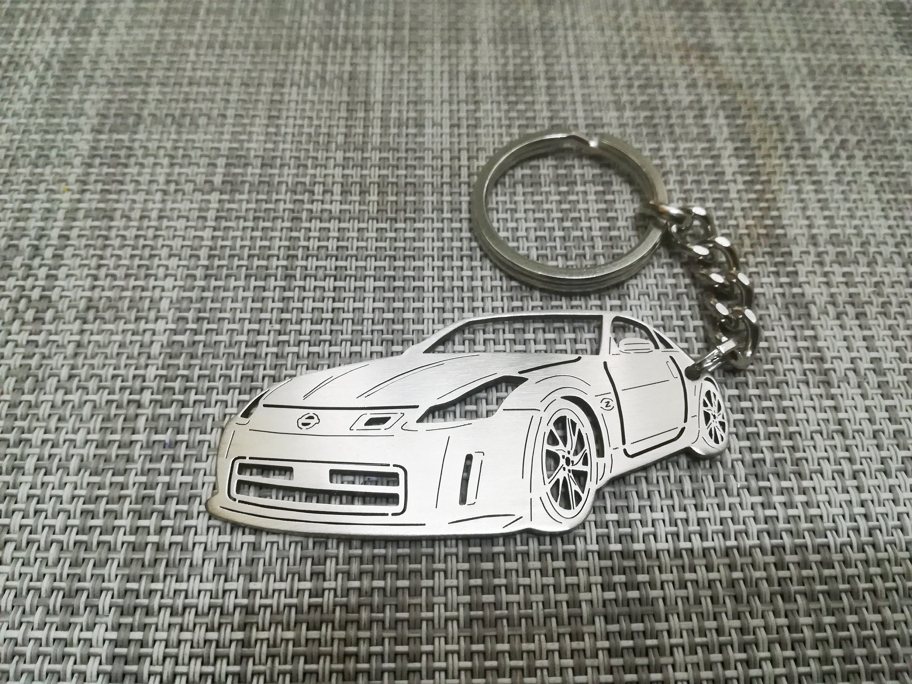 Nissan 350Z Satin Black Keychain / Fob | High-end Motorsports