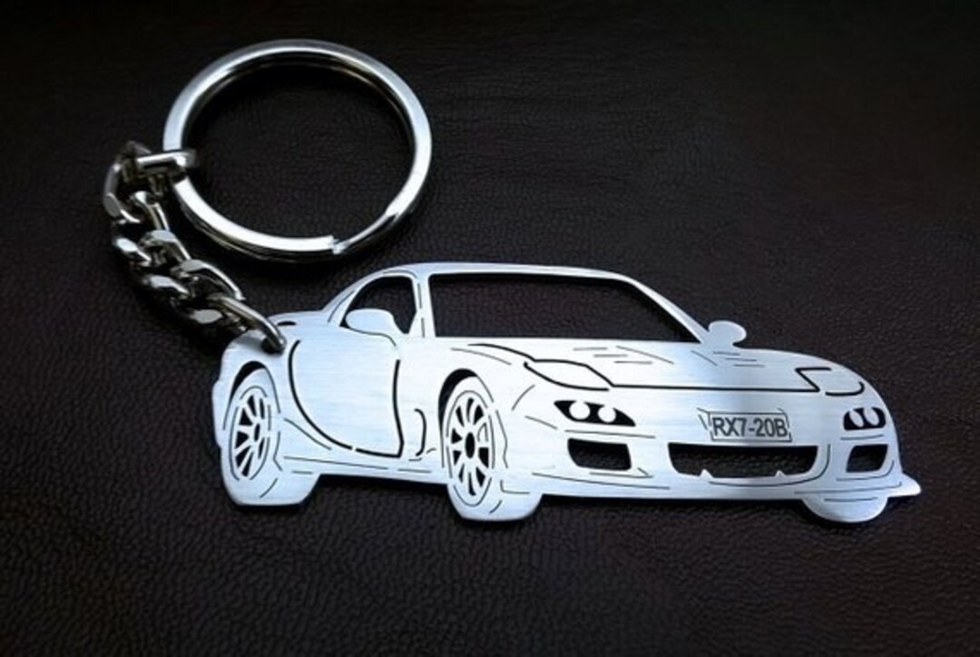 Rx7 20B Custom Keychain, Personalized Keyring, Stainless Steel Keychain ...