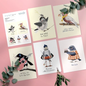 Happy Birdday edition // Postkartenset zum Geburtstag, Happy birthday Cards, Glückwunschmotive
