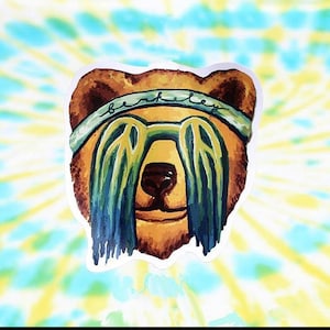 UC Berkeley Peace Bear Sticker