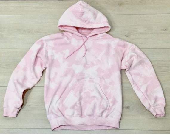 Bleached pink hoodie hotsell