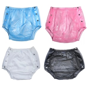 6 Packs Waterproof Plastic Pants for Toddlers Potty Training Pants & Good  Elastic and Breathable Diaper Cover for Girl 3t