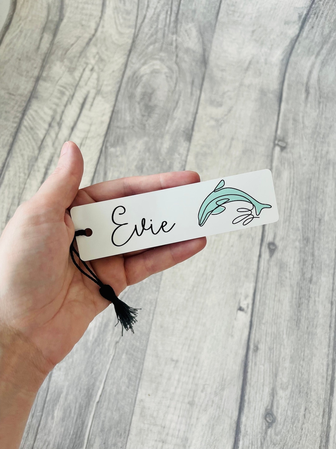Dolphin dolphin Personalised Dolphin Bookmark Dolphin Etsy