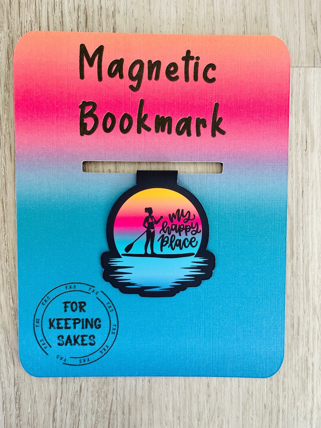 Paddle Board Bookmark SUP Bookmark . Paddle Boarder - Etsy UK