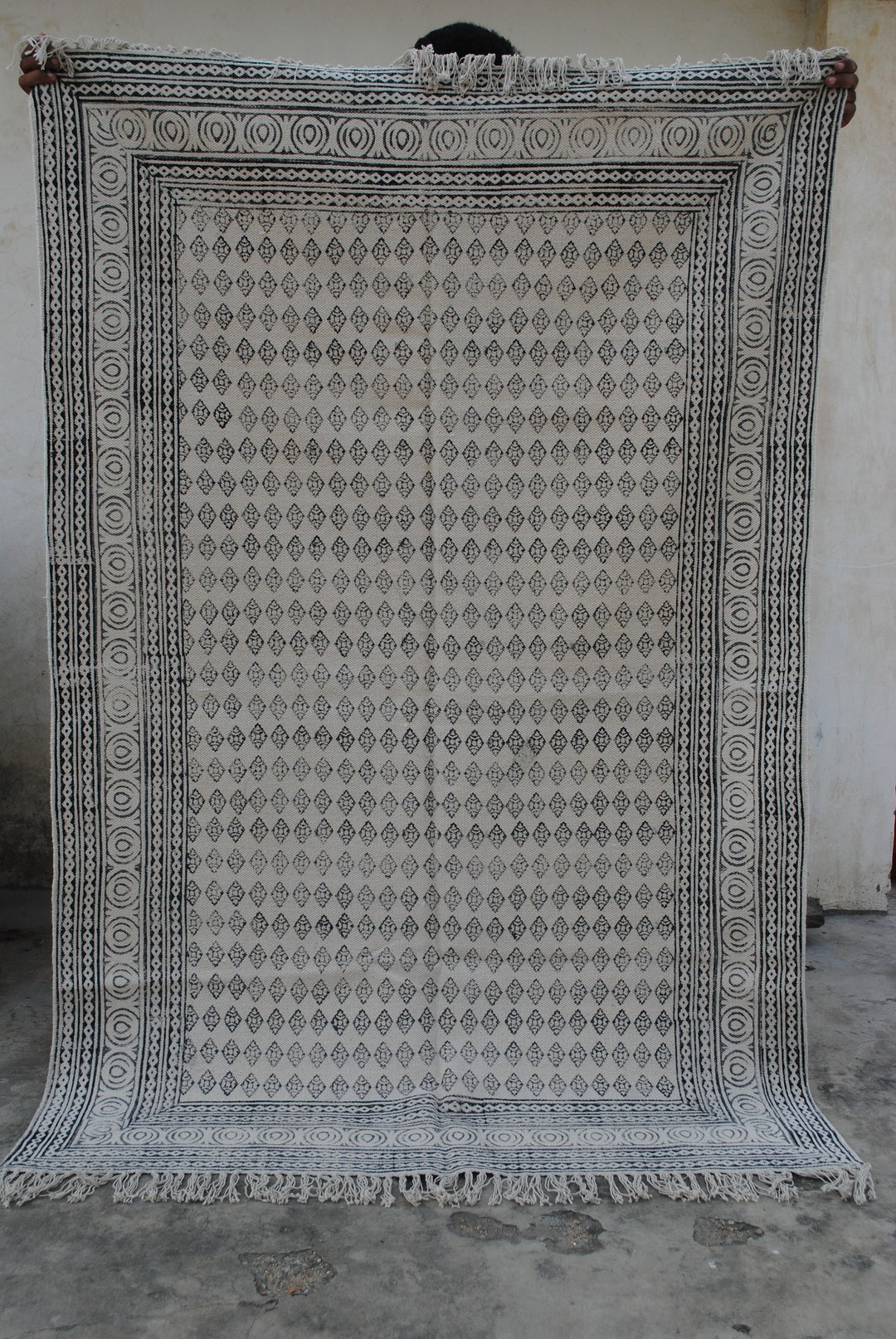 Handmade Custom Hallway Jute Runner Area Rug Jute Block Etsy