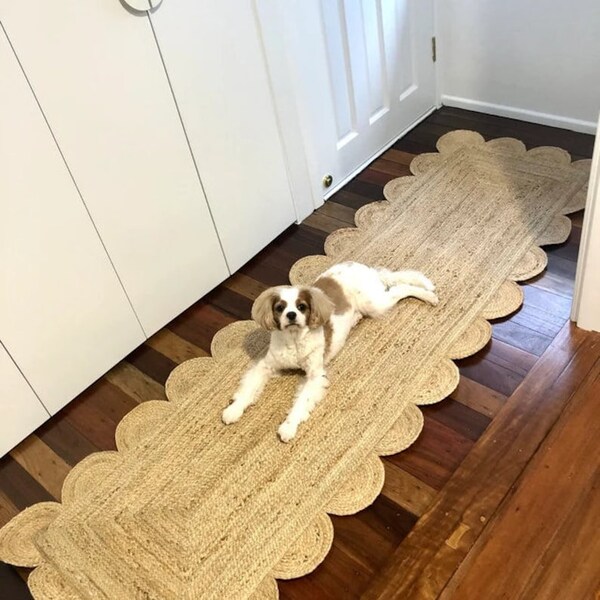 Scalloped Rug - Etsy