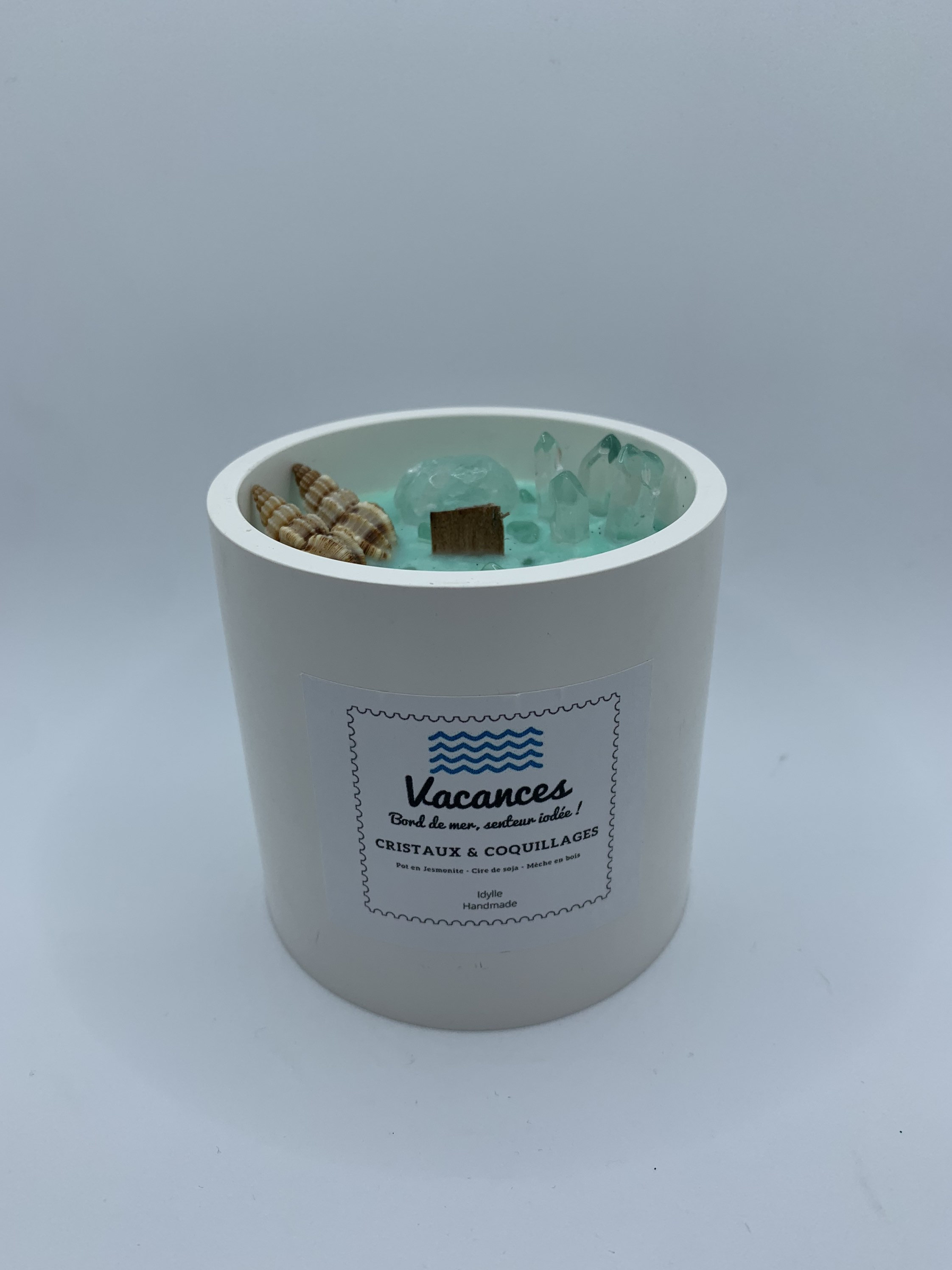 Bougie - Vacances Cristal de Roche Cristaux