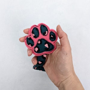 Pacifier Holder Pink Leopard Print