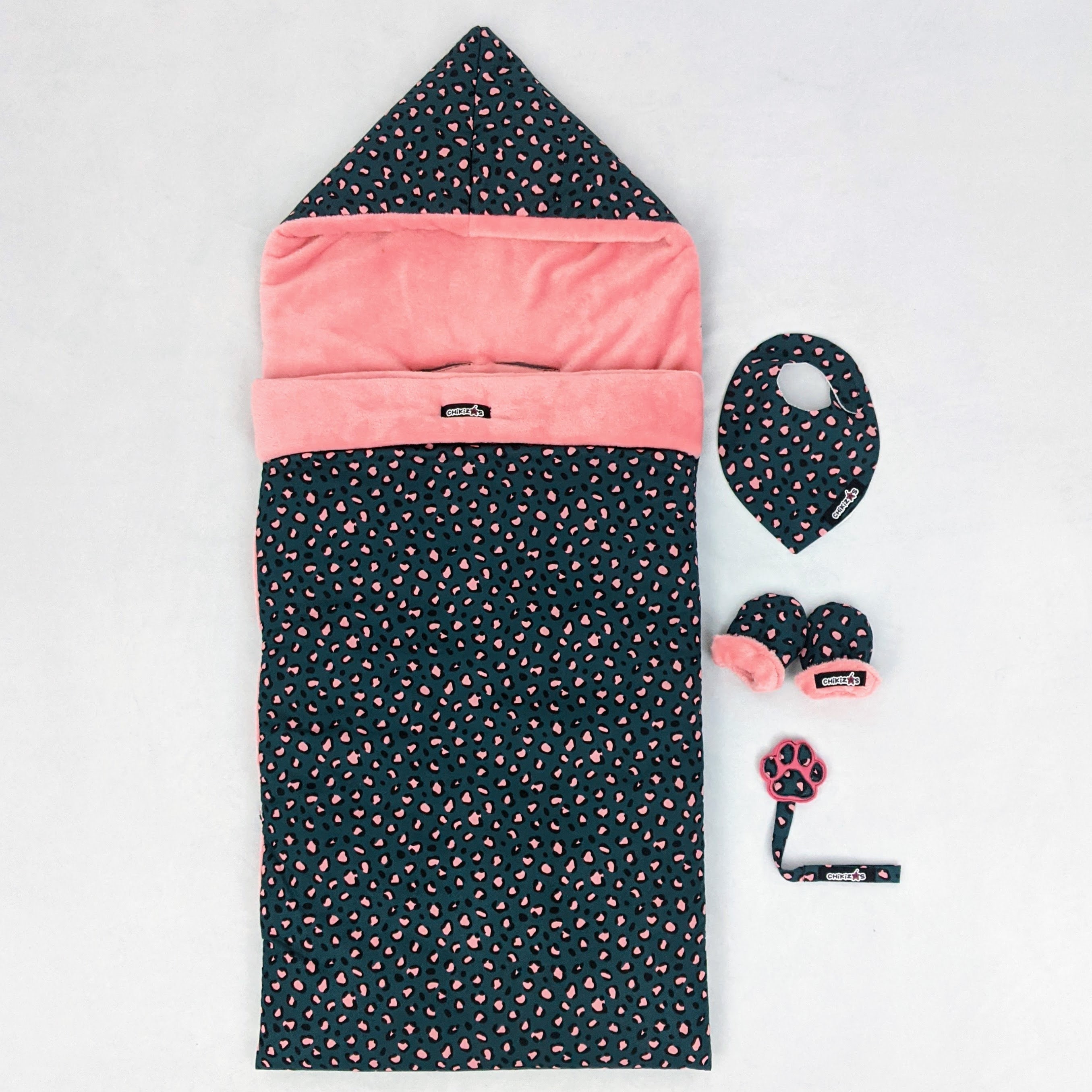 Leopard cheap print footmuff