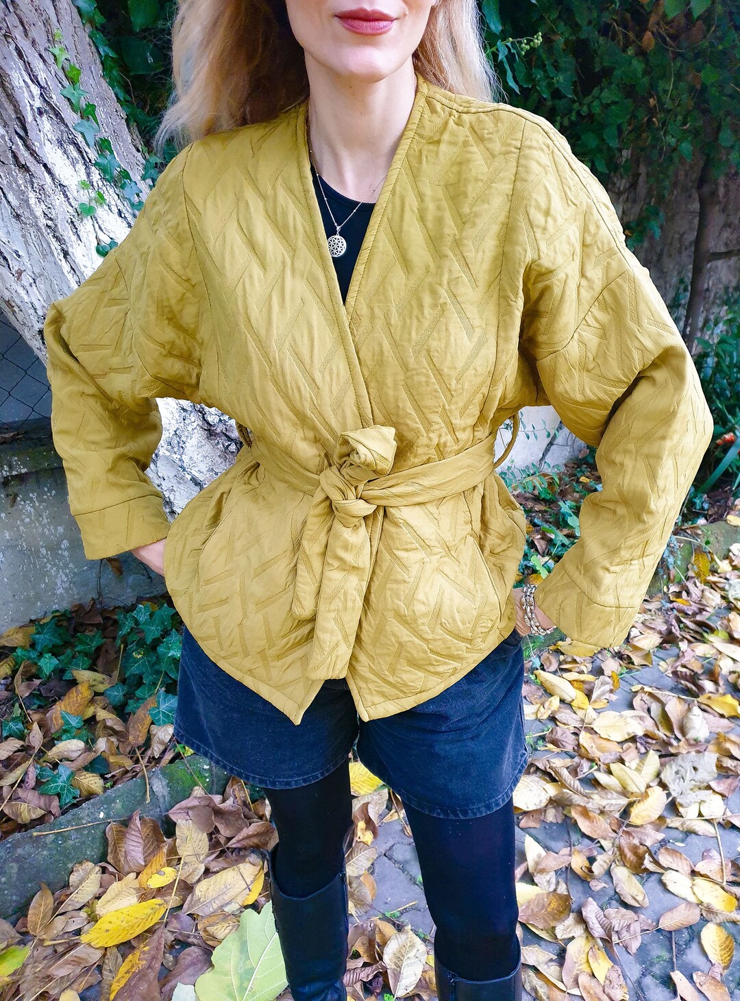 Women's Quilted Kimono Jacket Kimono Coat Quilting Etsy