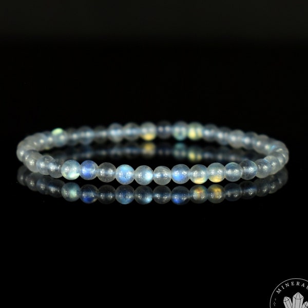 Labradorite bracelet 4mm top quality AAA