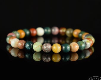 Ocean Jasper Bracelet, 6mm AA Quality Beads - Soothing - Liberation - Protection