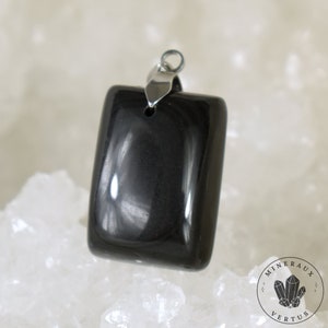 47 Carat Celestial Eye Obsidian - Rainbow Obsidian Unique Natural Stone Cabochon Pendant #55