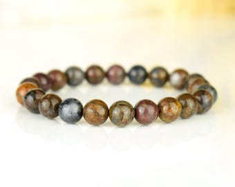 Pietersite Bracelet 8mm beads Storm Stone - Exaltation - Clarification - Anchoring