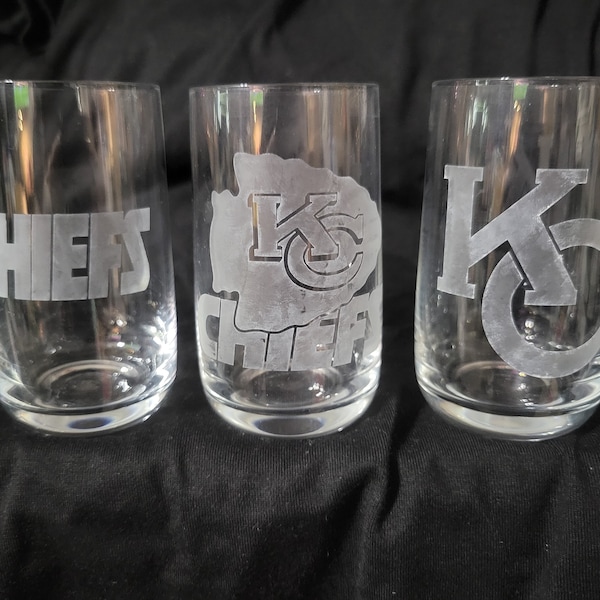 Kansas City Chiefs Shot Glass Etsy