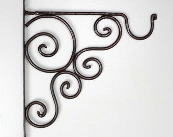 Handmade hook 50 x 50 cm HxW made of wrought iron coat hook oriental wall hook Moroccan Asian 980990