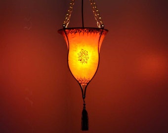 Moroccan lamp | Oriental lamp | Hanging lamp | Ceiling lamp | Pendant light | Hanging lamp | Light | Lamp | Henna color | Henna