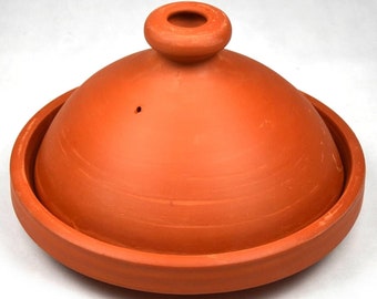 Tajine marocain 35 cm pot en argile sans plomb non émaillé tajine en pot à la main Tajin berbère marmite amazighe marmite marmite marmite pour la cuisson