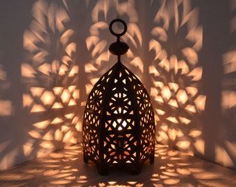 Moroccan Lantern, Galvanized, Handmade, Floor Lamp, Metal, Vintage Retro, Windlight