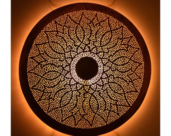 Marokkaanse wandlamp | Wandlamp | Messing lamp | Oosterse wandlamp | Wandlamp van messing | Messing lamp | Marokko