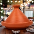 Moroccan Tajine 34 cm unglazed lead-free Berber clay pot hand-made Tagine Tajin Amazigh cooking pot casserole pot pot for cooking