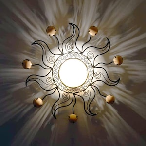 Marokkaanse wandlamp | Zonnelamp | Plafondlamp | Hanglamp | Oosterse wandlamp | Hanglamp | IJzeren lamp