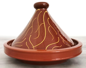 Moroccan Tagine | Glazed Tagine | Tagine for cooking | Tagine | Clay pot | Stew pot | Cooking pot | Cooking tagine | Taschin