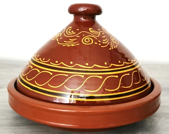 Moroccan Tagine Glazed Tagine Clay Pot Stew Pot Cooking Pot Cooking Tagine