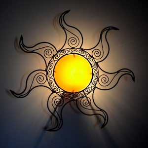 Marokkaanse wandlamp | Zonnelamp | Wandlamp | Plafondlamp | Hanglamp | Oosterse wandlamp | Hanglamp | IJzeren lamp