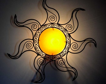 Marokkaanse wandlamp | Zonnelamp | Wandlamp | Plafondlamp | Hanglamp | Oosterse wandlamp | Hanglamp | IJzeren lamp