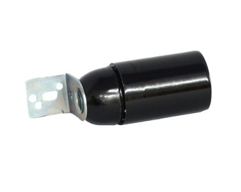 E14 Iso-angle socket black for wall lamp wall light | Lamp accessories