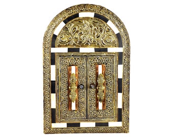 Moroccan mirror with doors | Oriental Ottoman wall mirror