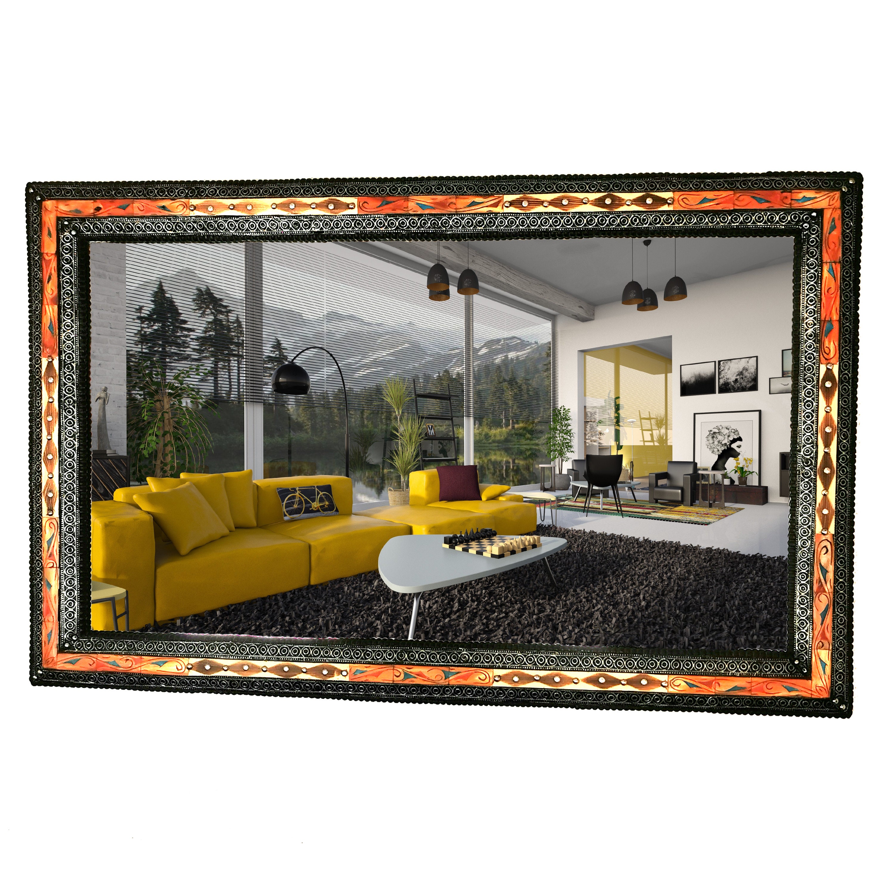Moroccan mirror | Oriental mirror | Moroccan wall mirror | Mirror art | Ottoman mirror | Authentic mirror
