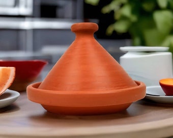 Moroccan Tagine 26 cm unglazed Berber clay pot Tagine Tajin Lead-free original from Morocco Handmade from Morocco Stew pot Pot Cooking pot