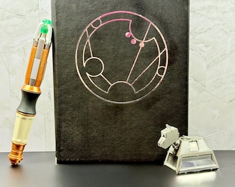 Custom Gallifreyan Doctor Who Journal | Planner | Bullet Journal | Lined | Dot Grid | Personalized