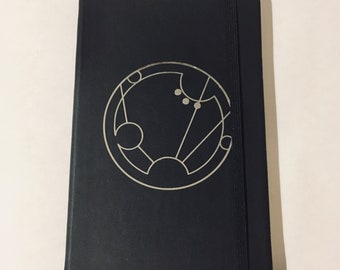 Custom Gallifreyan Doctor Who Journal, Planner, Bullet Journal