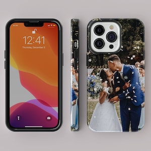 Personalized Custom Picture Tough phone case - Custom phone case with Photo - Photo iPhone 15, iPhone 14, iPhone 13, iPhone 12, iPhone 11