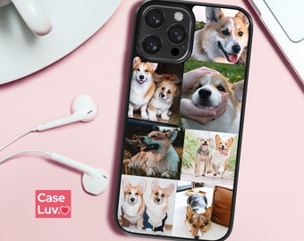 Custom photo collage phone case Custom Dog mom Cat mom Pet phone case Custom phone case Customizable iPhone 15 iPhone 14 iPhone 13 12 11 X