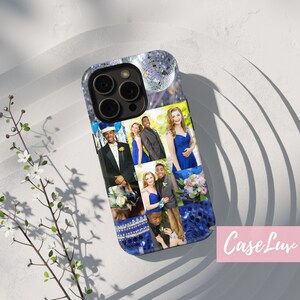 Personalized Phone case for Custom Picture Collage Prom gift Photo collage iPhone 15 iPhone 14 iPhone 13 iPhone 12 Case Girl friend gift