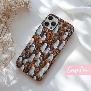 Whimsical Ghost Phone Case: Spooky Halloween Party Gift