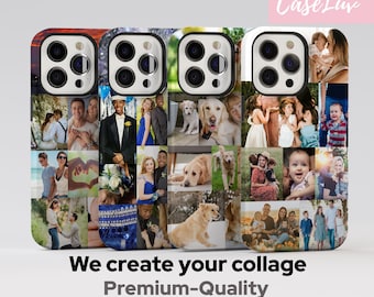 Personalized Custom Picture Collage phone case - Custom phone case with Photo - Photo collage iPhone 16, iPhone 15, iPhone 14 - Customizable