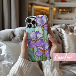 アイリスフラワー♡iPhoneケース This item is unavailable - Etsy