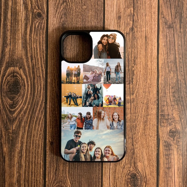 Custom photo collage phone case for Best friend - Boy Friend - Custom Picture phone case - iPhone 14 pro, iPhone 13, iPhone 12, iPhone 7