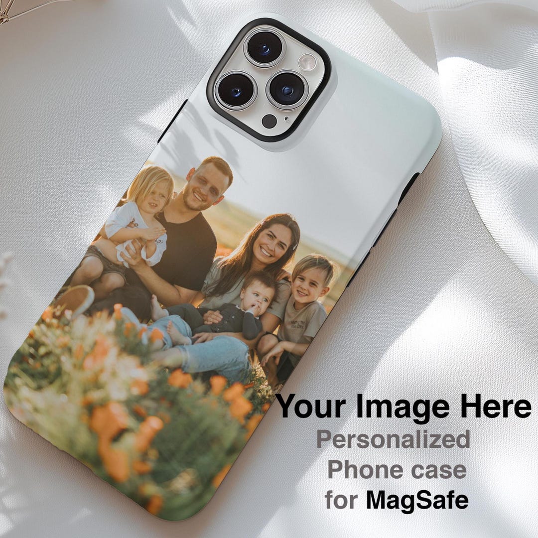 Diy Phone Customize Phone Case App Custom Family Photo Mother's Day Gift Phone Case For Magsafe Diy Phone Customize Phone Case App Custom Family Photo Mother's Day Gift Phone Case For Magsafe