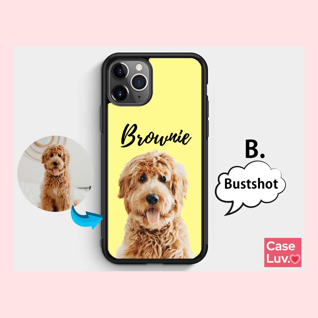 Custom Dog Phone Case, Dog Picture Gift, Cat Personalized, Dog Face