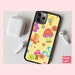 Pink, Lavender, Coral, Yellow Mushroom phone Case Cover - Mushrooms Flowers garden For iPhone - iPhone 13 pro max - iPhone 11 - iPhone XS 