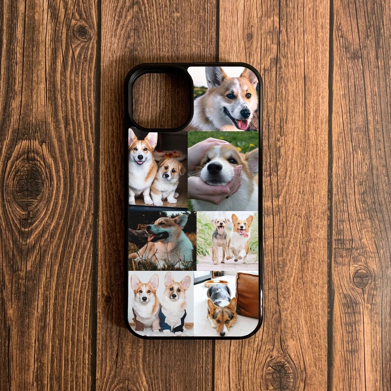 Coque de portable personnalisée avec collage de photos Coque de portable personnalisée avec photo Collage de photos pour iPhone 14, iPhone 13, iPhone 12 Personnalisable image 3