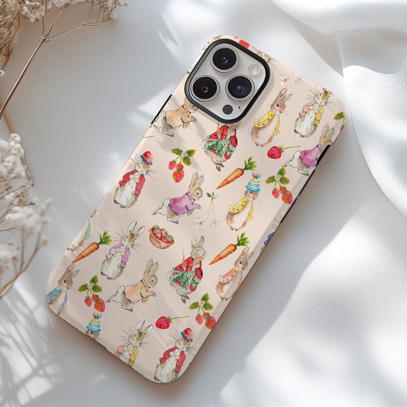 Rabbit Phone Case - Etsy